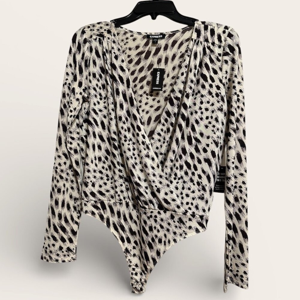 Express V-Neck Long Sleeve Bodysuit